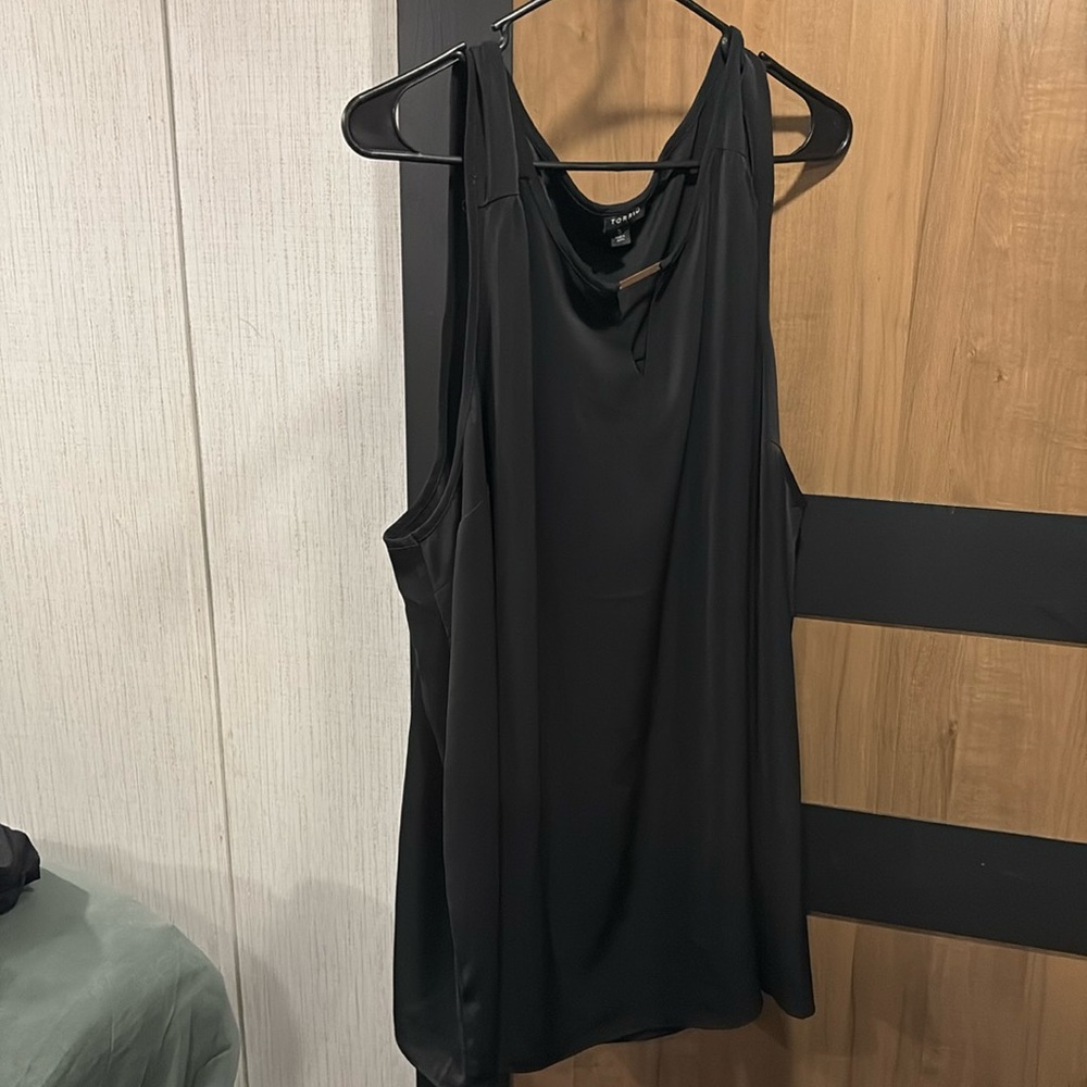 Black tank top